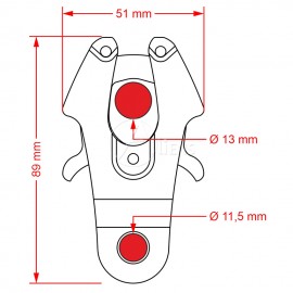 Karabiner Frog Cable